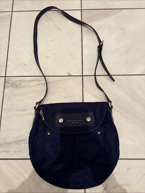 Marc by Marc Jacobs Navy Crossbody Bag with Adjustable Strap